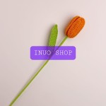 Tulipán de crochet hecho a mano